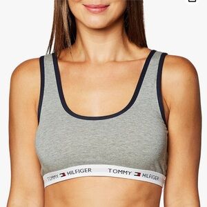 Tommy Hilfiger Classic Cotton Lounge Scoop Back Bralette NWT Small
